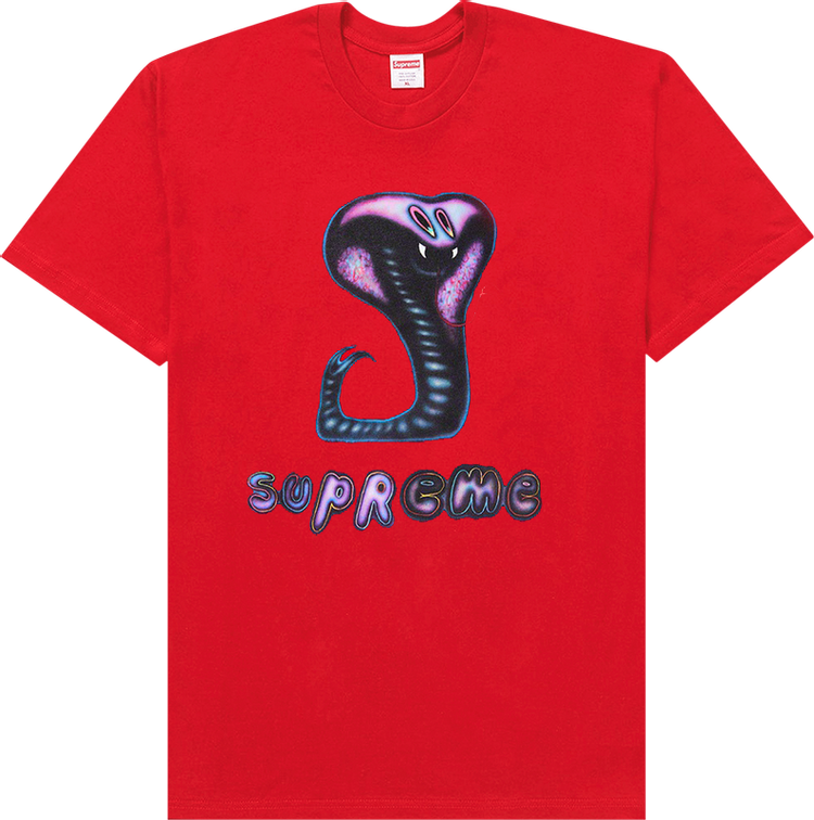 Buy Supreme Snake Tee 'Red' - SS21T48 RED | GOAT CA
