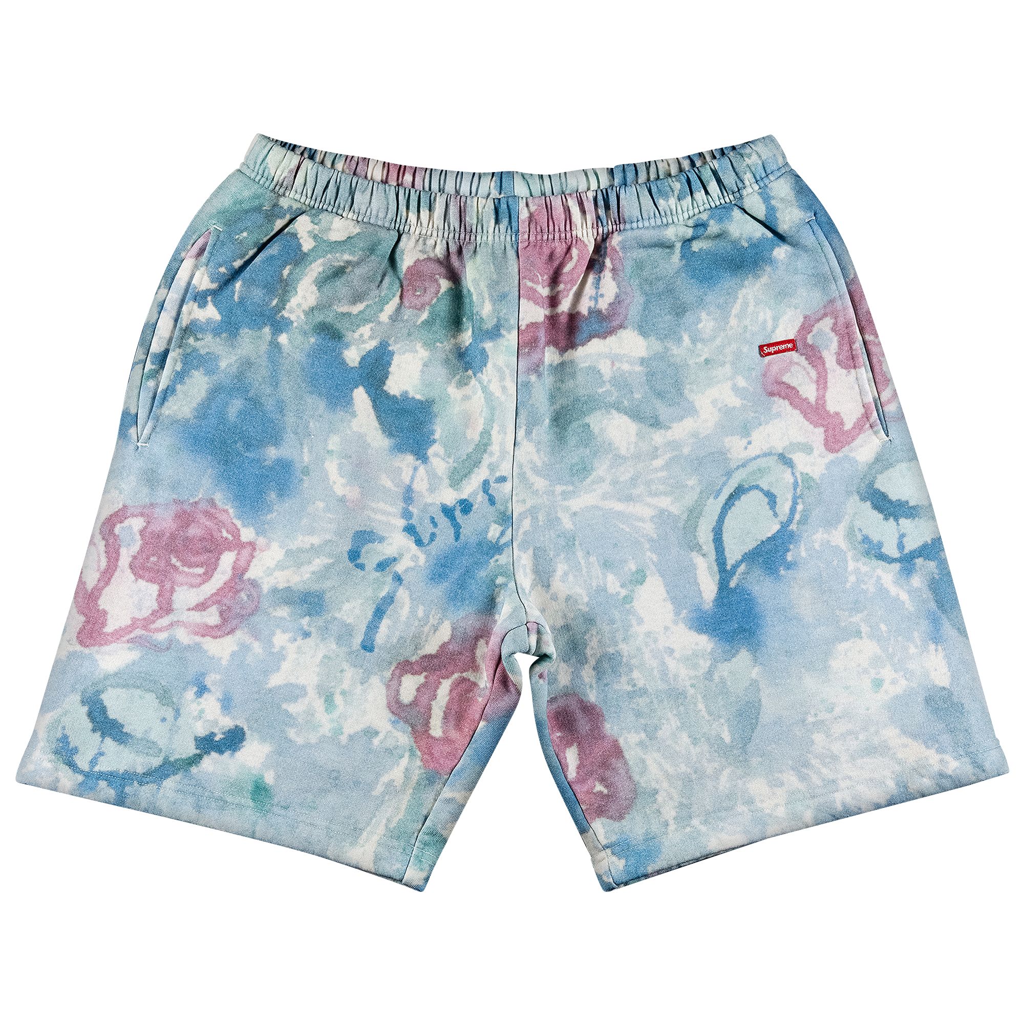 Supreme Small Box Sweatshort 'Watercolor Floral' | Multi-Color | Men's Size XL