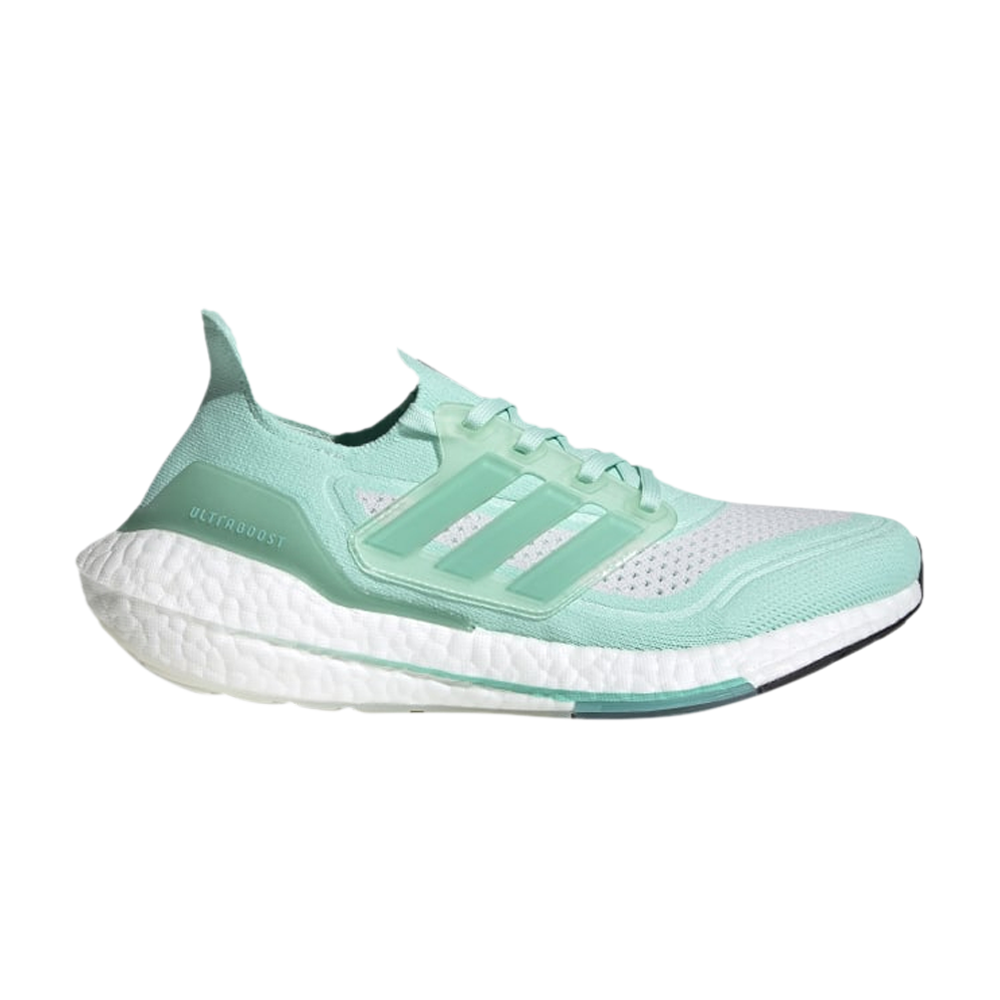 Pre-owned Adidas Originals Wmns Ultraboost 21 'clear Mint' In Green