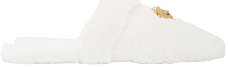 Buy Versace Wmns Faux Fur Palazzo Slippers White ZSL000002