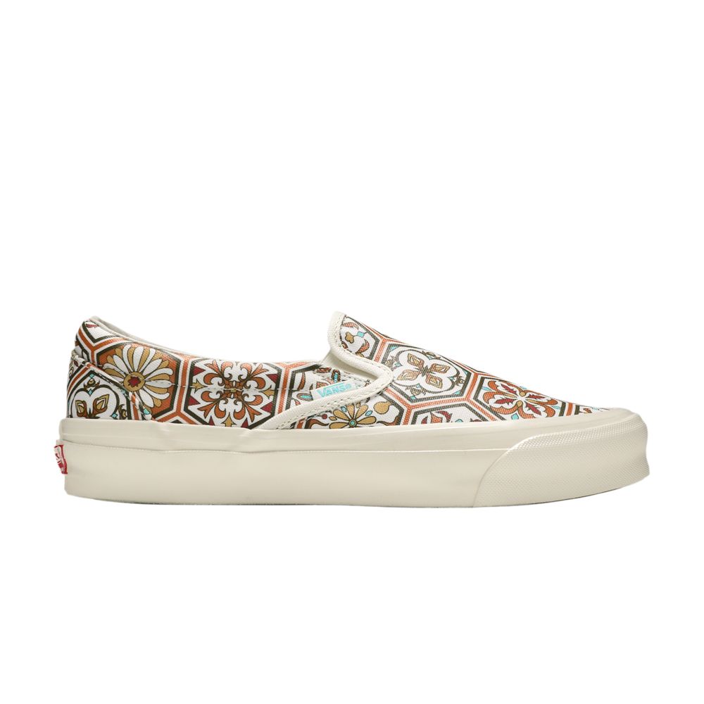 Vans KITH x Classic Slip-On 'Brown Moroccan Pattern' | Men's Size 7.5