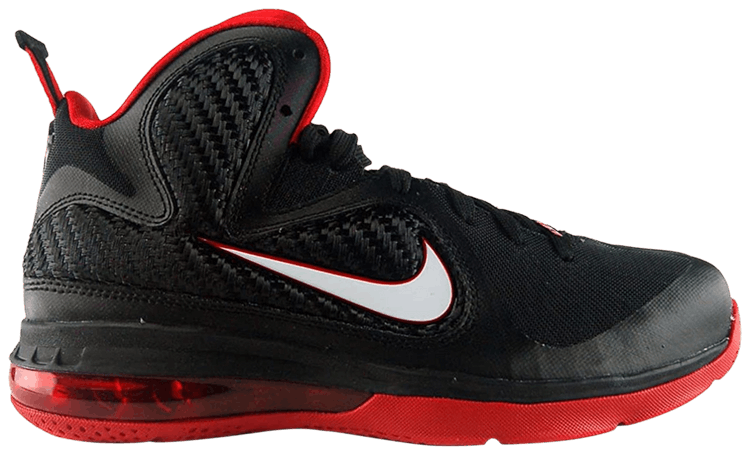 Nike LeBron 9 GS Black Sport Red