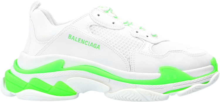 Balenciaga Triple S Sneaker 'White Fluo Green'