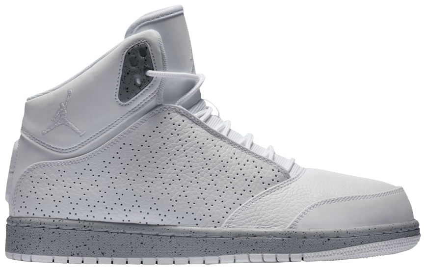 white grey jordan 1