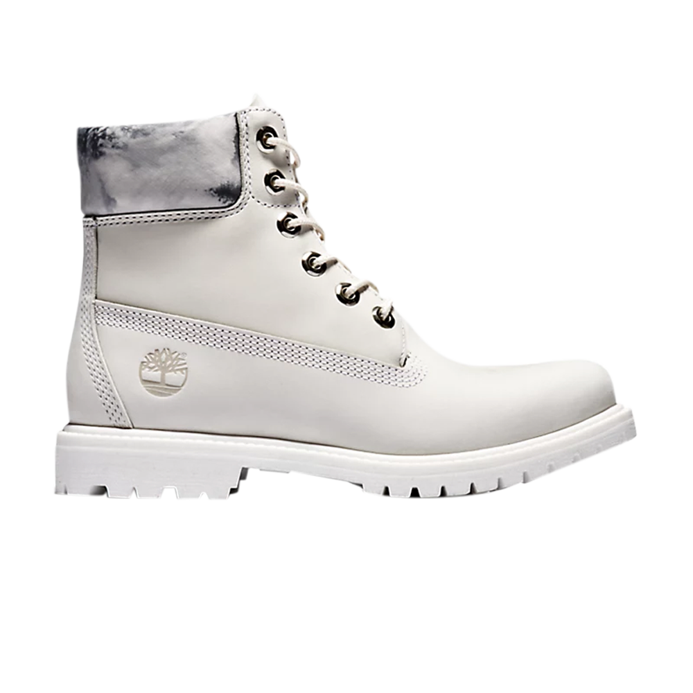 Pre-owned Timberland Wmns 6 Inch Premium Boot 'climate Pack - White'