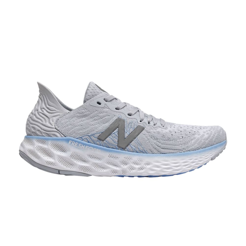 Pre-owned New Balance Wmns Fresh Foam 1080v10 'light Cyclone Carolina' In Grey