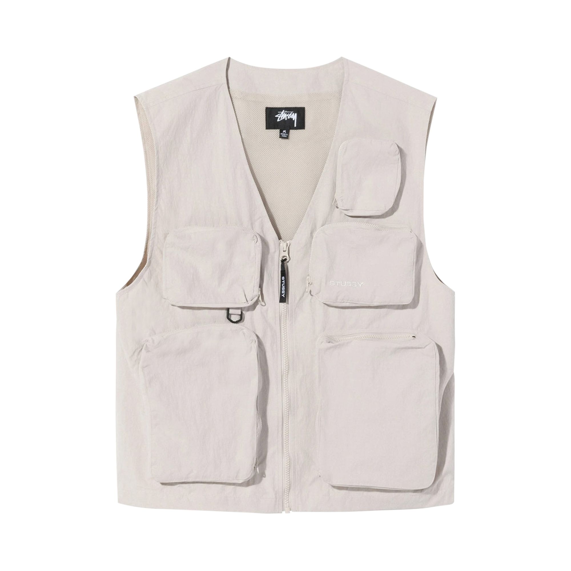 Stussy Nylon Approach Vest 'Stone Grey' | Men's Size S