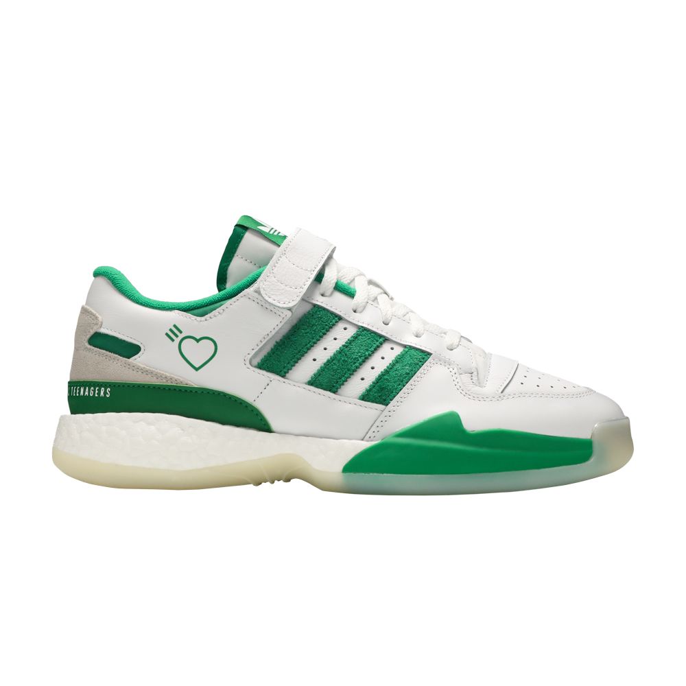 adidas Human Made x Forum Low 'Green' | White | Men's Size 11.5