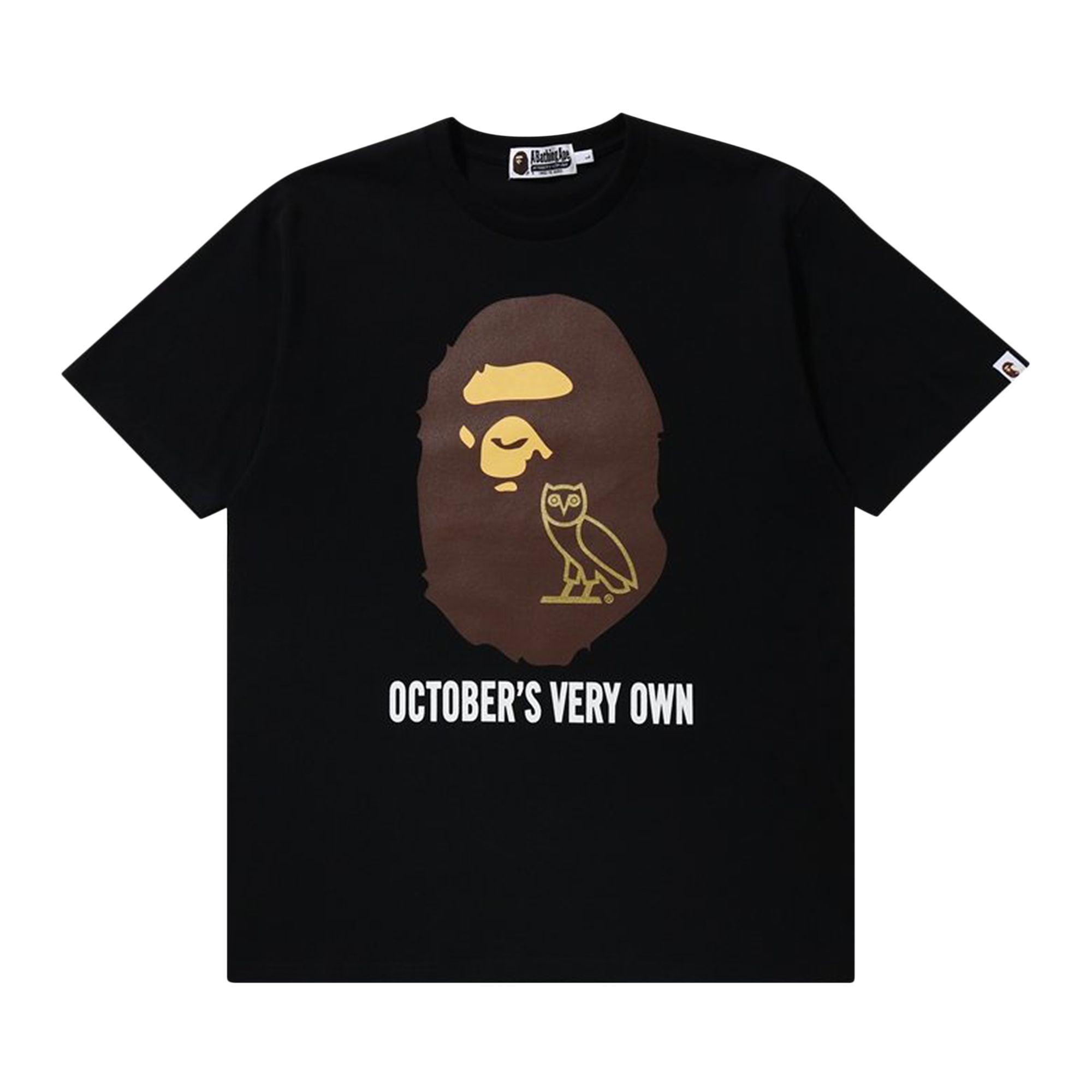 BAPE x OVO Tee 'Black' | Men's Size L