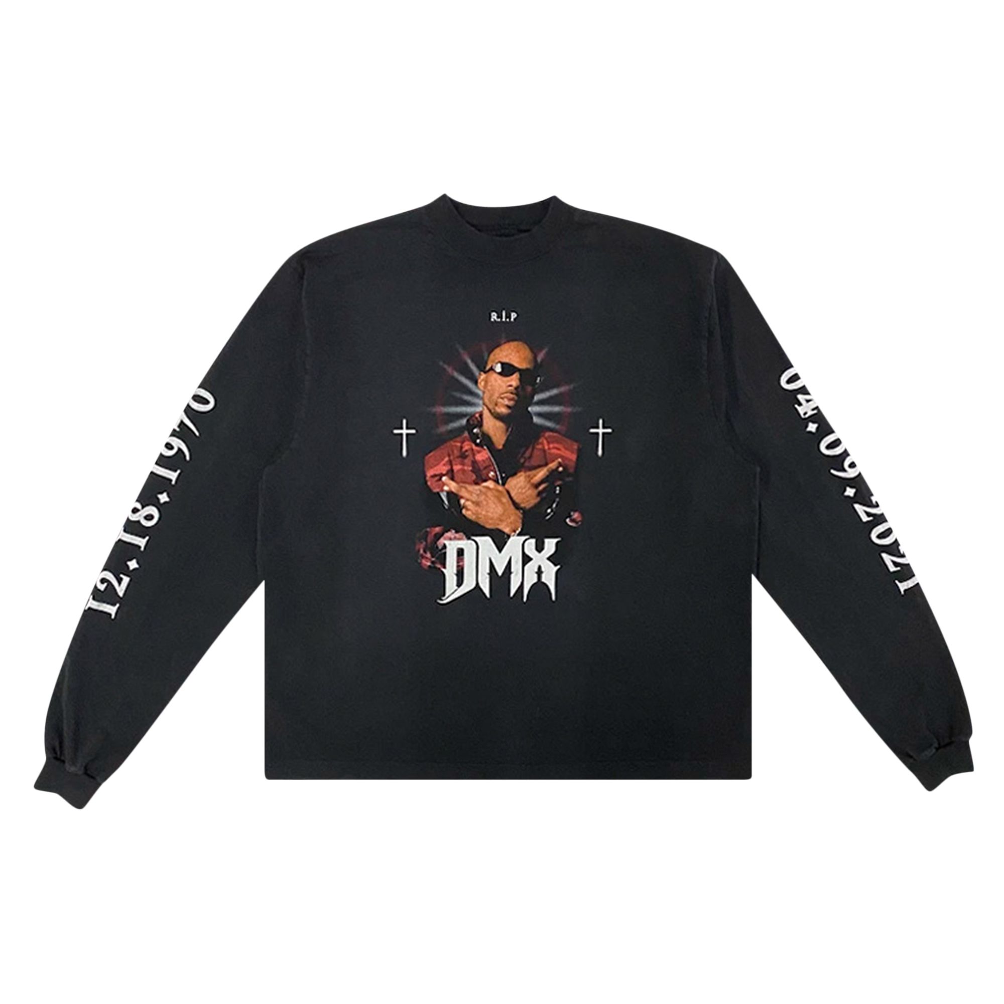 Balenciaga x Yeezy DMX Tribute Long-Sleeve 'Black' | Men's Size XL