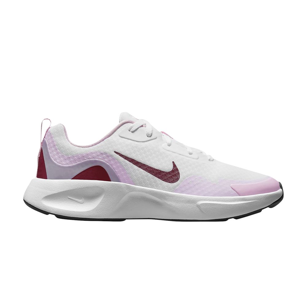 Nike Wearallday GS 'White Dark Beetroot' | Pink | Kid's Size 4