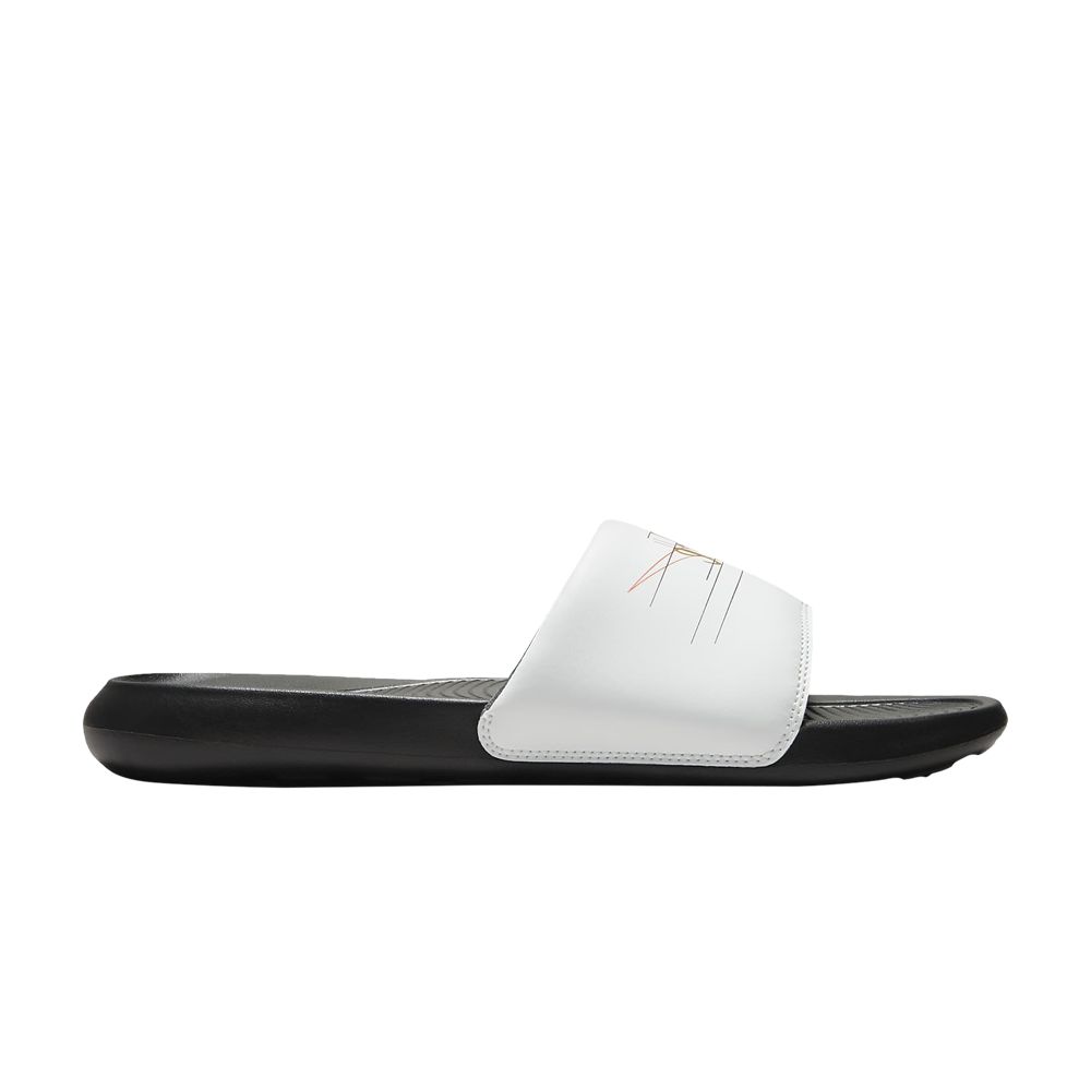 Nike Victori One Printed Slide 'White Metallic Gold' | Men's Size 11