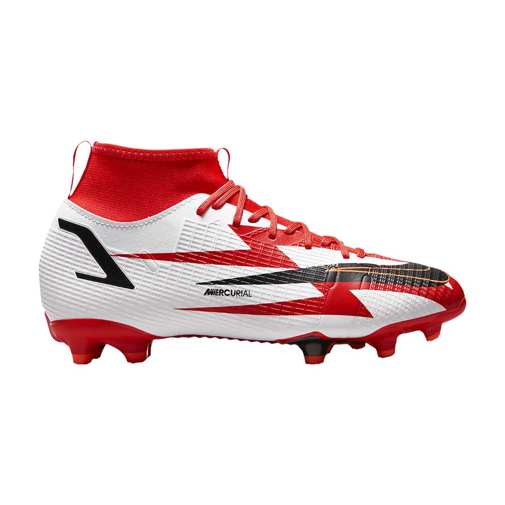 Pre-owned Nike Mercurial Superfly 8 Academy Cr7 Mg Gs 'chile Red' | Kid's Size 1