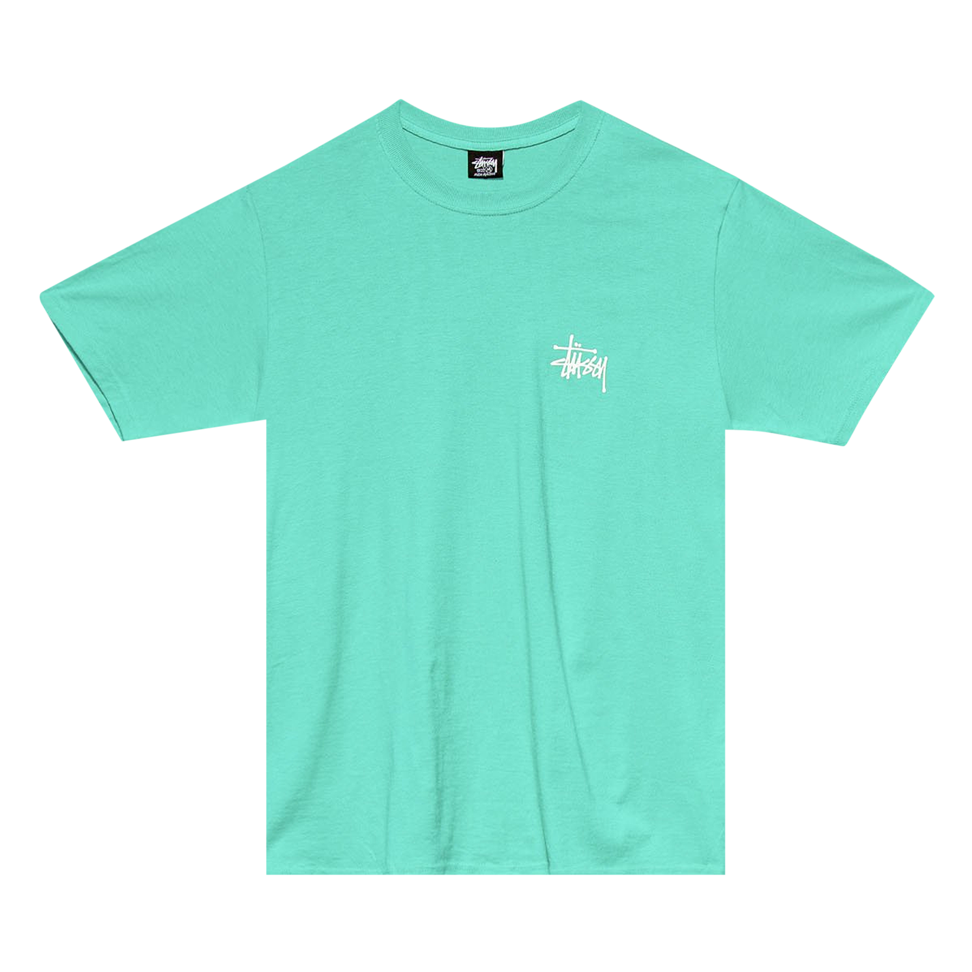Pre-owned Stussy Basic Tee 'green'