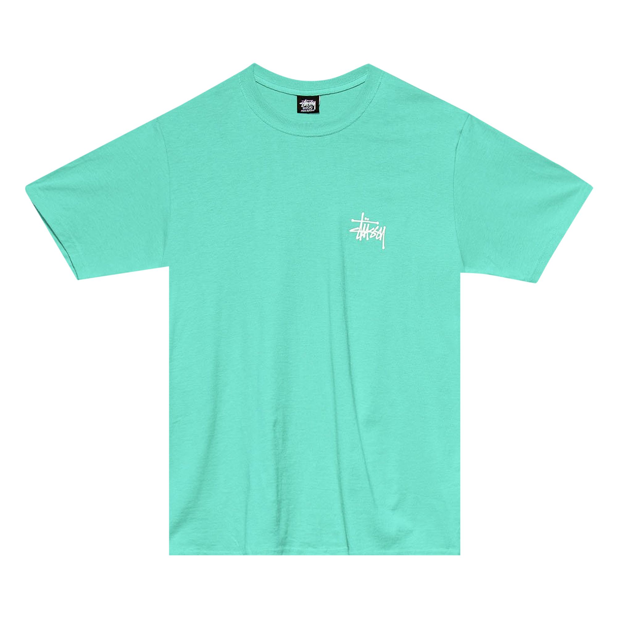 Stussy Basic Tee 'Green' | Men's Size L