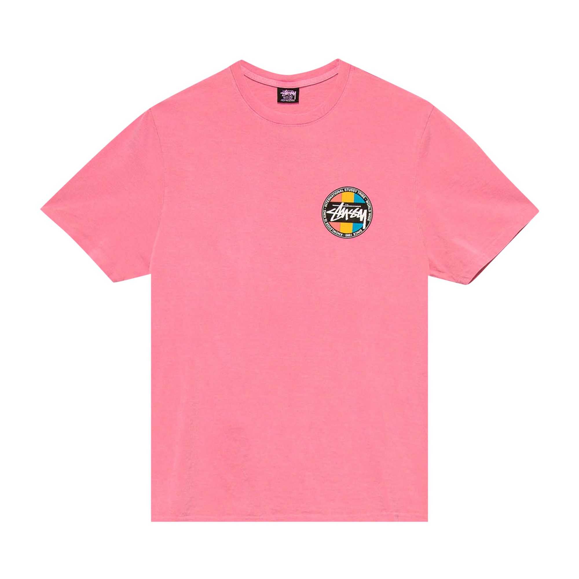Stussy Classic Dot Pigment Dyed Tee 'Pink' | Men's Size M