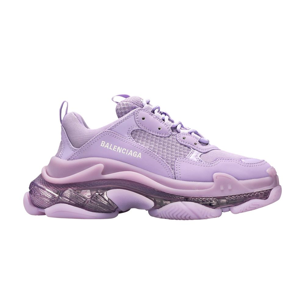Balenciaga Wmns Triple S Sneaker 'Clear Sole - Light Lilac' | Purple | Women's Size 37