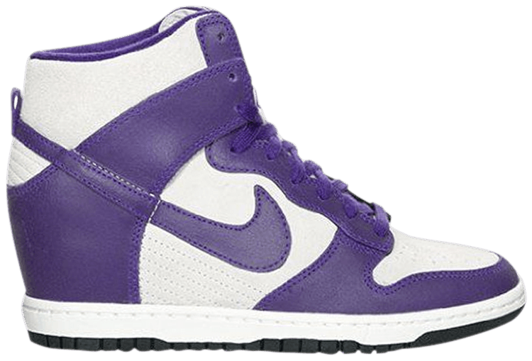 Nike Wmns Dunk Sky High Light Bone Court Purple