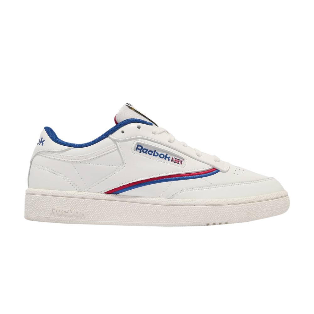Pre-owned Reebok Club C 85 'chalk Vector Blue Red' In White
