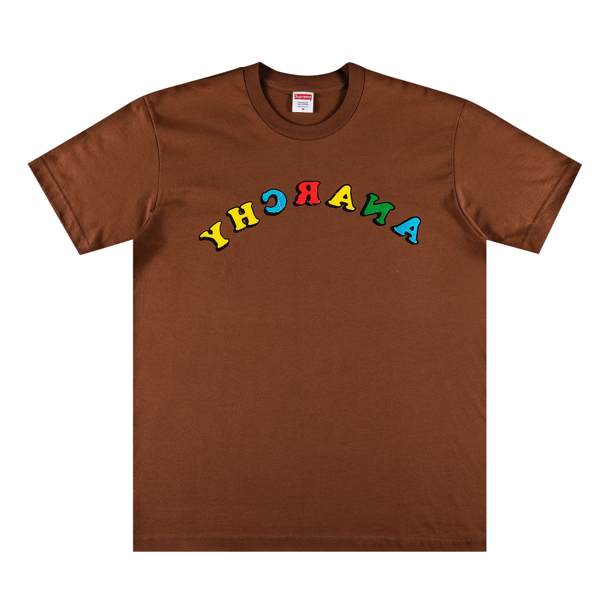 Supreme x Jamie Reid Anarchy Tee 'Brown' | Men's Size L
