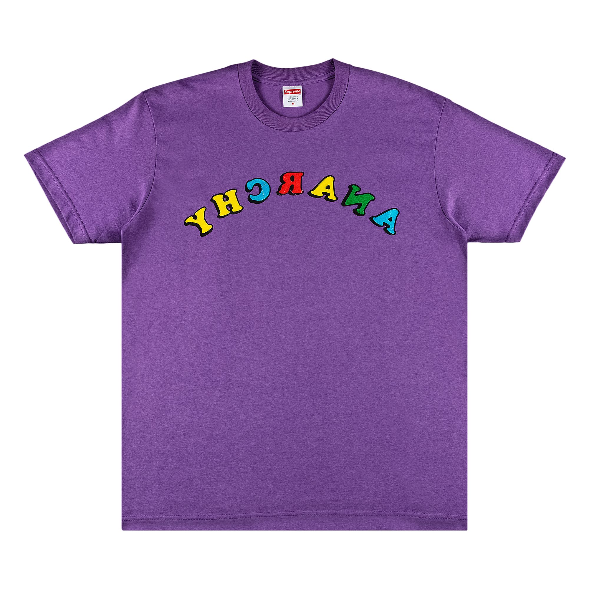 Supreme x Jamie Reid Anarchy Tee 'Purple' | Men's Size M