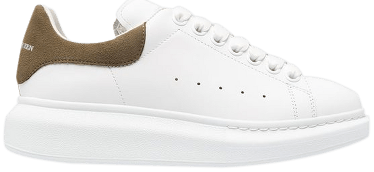 Alexander McQueen Wmns Oversized Sneaker White New Khaki