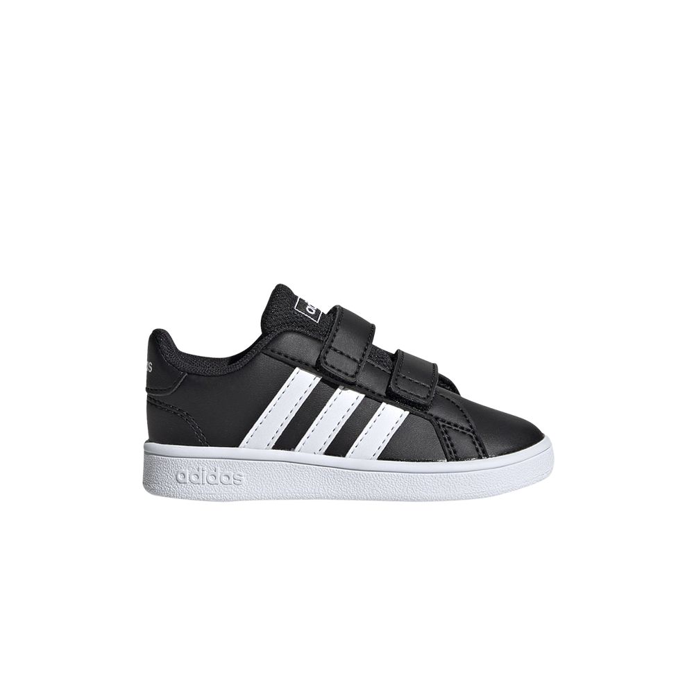 Pre-owned Adidas Originals Adidas Grand Court Infant 'black White' | Kid's Size 8