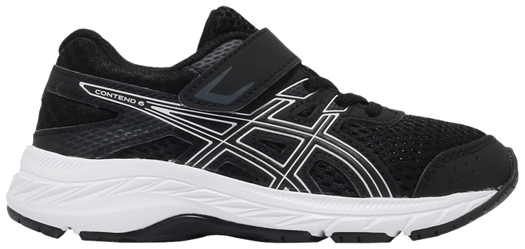 Asics Contend 6 PS Black White