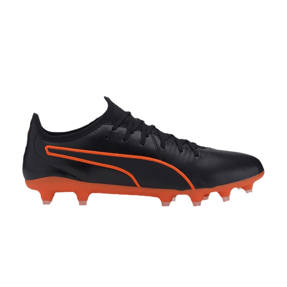 Puma King Pro FG 'Black Shocking Orange' | Men's Size 13 - 105608-06