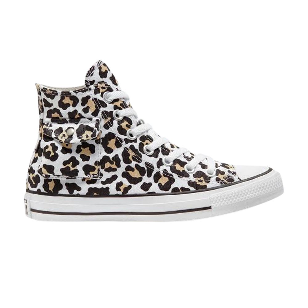 Converse Chuck Taylor All Star Pocket High 'Leopard' | White | Men's Size 7.5 - 167086F