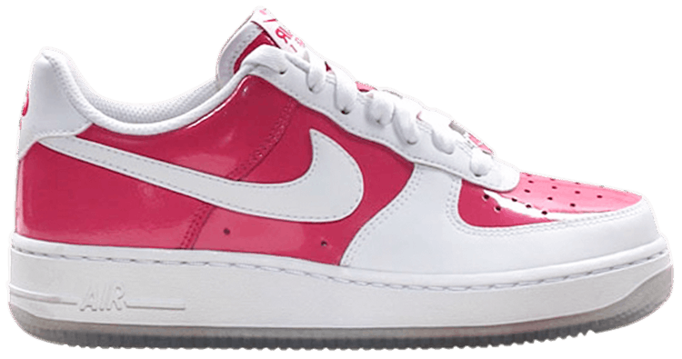 junior pink and white air force