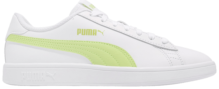 Puma Smash v2 Leather White Sharp Green