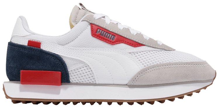 Puma Future Rider Stream On White Grey Red