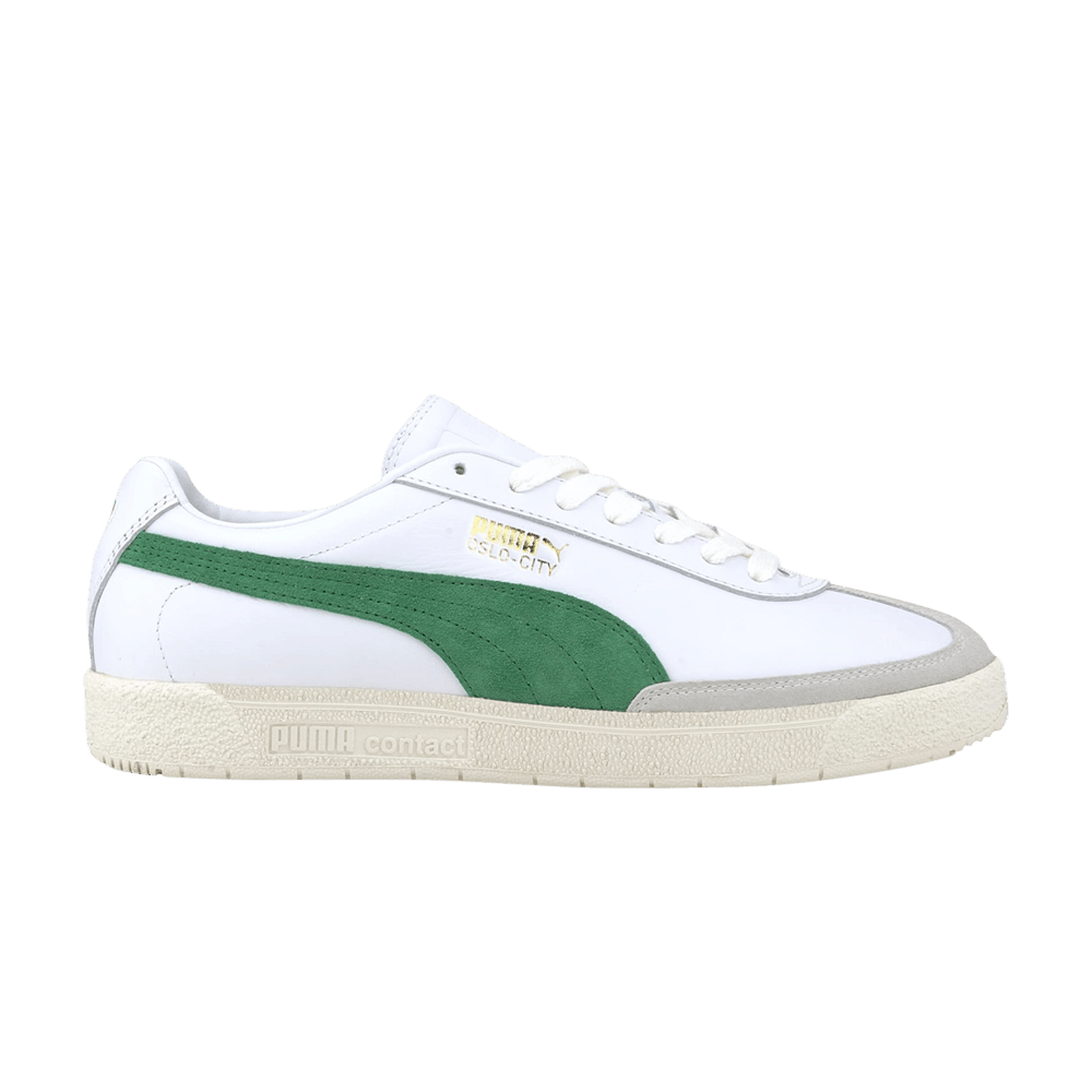 Size 4.5 Puma Oslo-City Premium 'White Amazon Green'