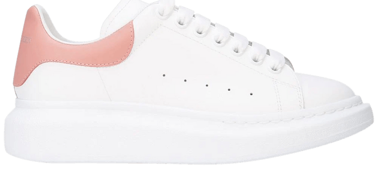 Alexander McQueen Oversized Sneaker White Carnation