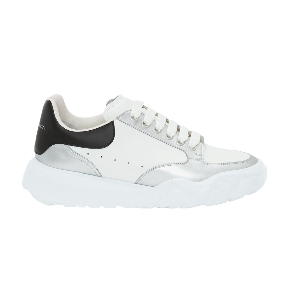 Pre-owned Alexander Mcqueen Oversized Court Trainer 'white Silver' | Men's Size 43