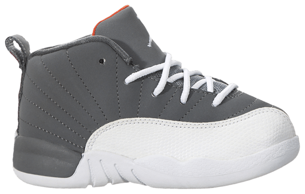 air jordan 12 retro cool grey team orange