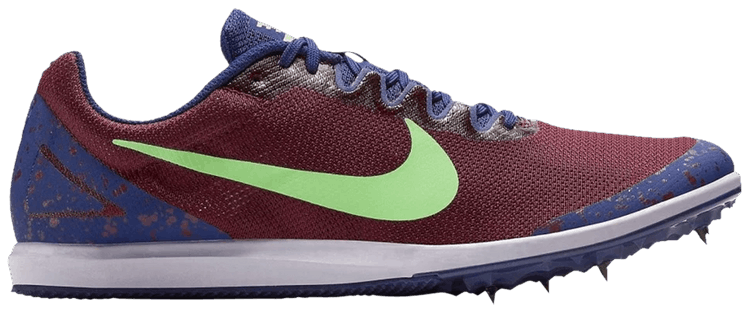 Nike Zoom Rival D 10 Bordeaux Lime Blast