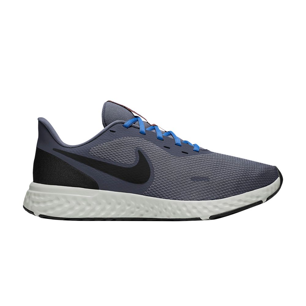 Nike Revolution 5 Extra Wide 'Thunder Blue' | Grey | Men's Size 10 - BQ6714-404