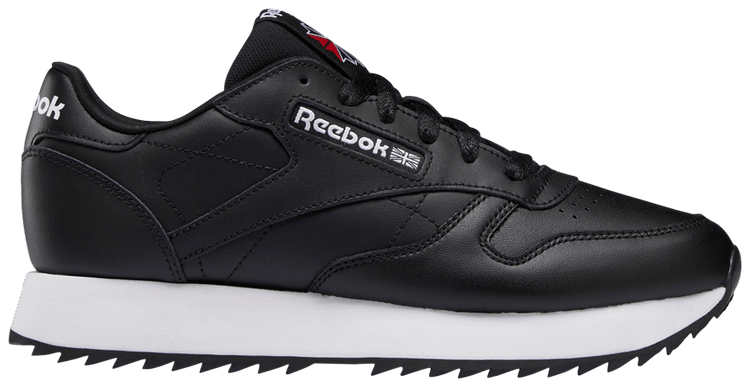 Reebok Wmns Classic Leather Ripple Black White