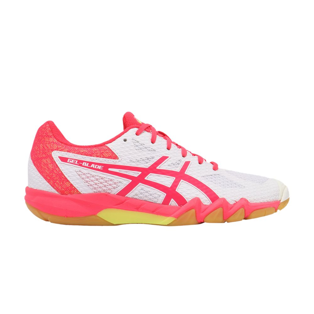 Pre-owned Asics Wmns Gel Blade 7 'white Laser Pink'