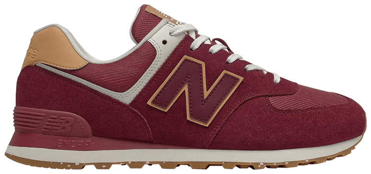 New Balance 574 2E Wide Garnet Maple