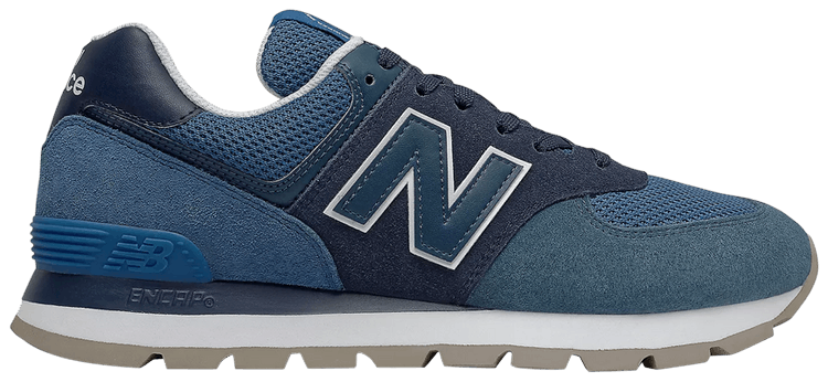 New Balance 574 2E Wide Natural Indigo Laser Blue