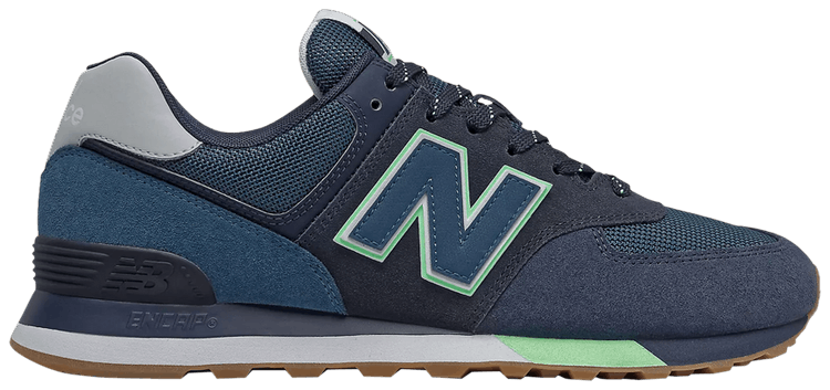 New Balance 574 2E Wide Natural Indigo