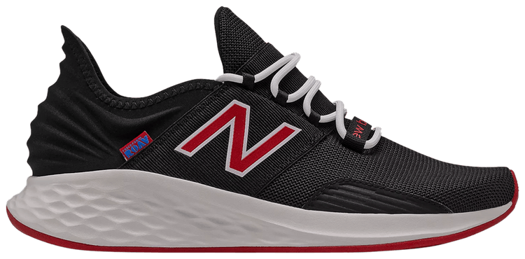 New Balance Fresh Foam Roav 2E Wide Black Team Red