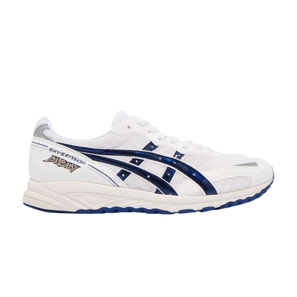 Pre-owned Asics Skysensor Japan 'blue Print' In White