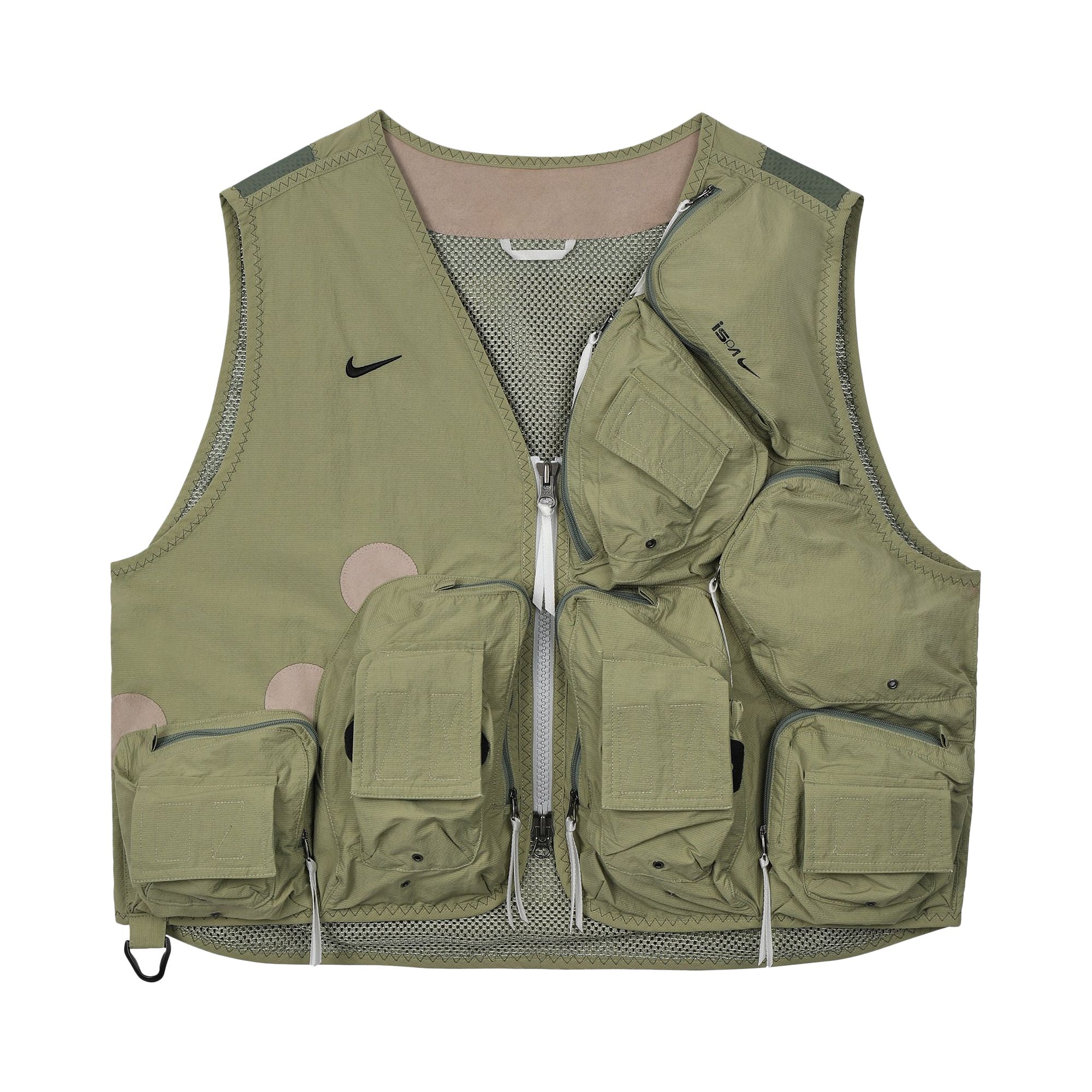 Nike iSPA Utility Vest 'Medium Khaki' | Green | Men's Size M