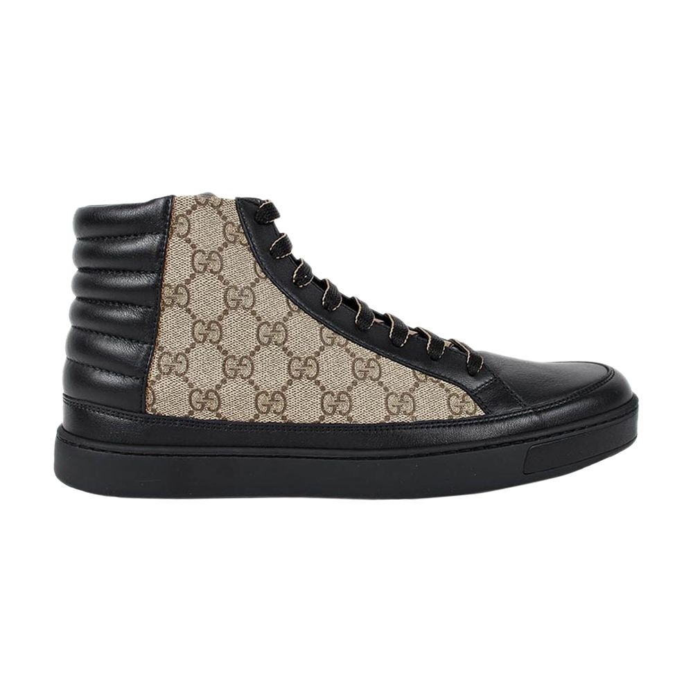 Gucci GG Supreme High 'Black Tan' | Men's Size 8.5 - 386740-A9LN0-1162