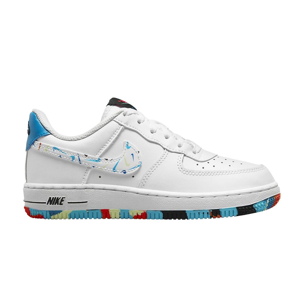 Pre-owned Nike Air Force 1 Lv8 Ps 'swoosh Pack' | White | Kid's Size 12