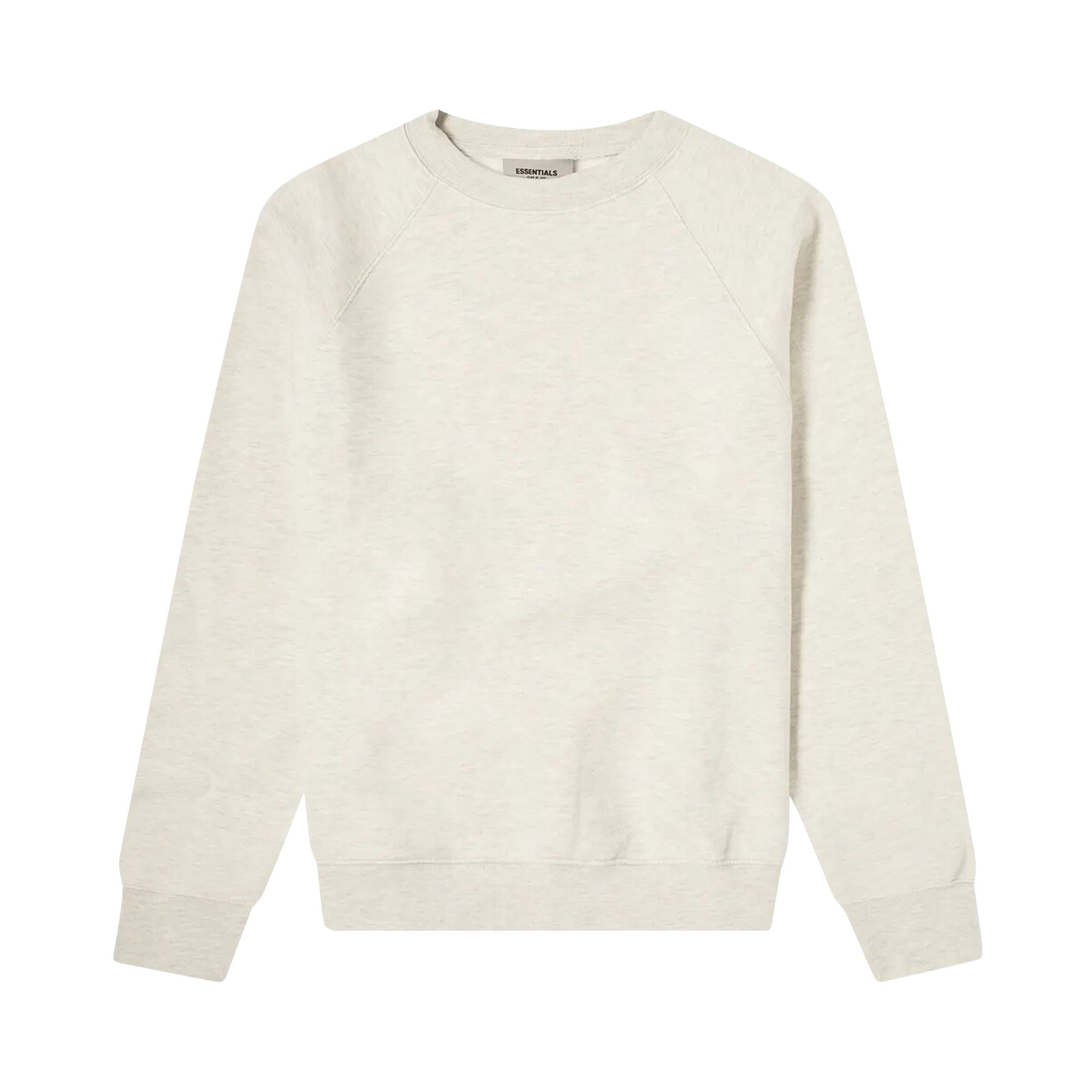 Fear of God Essentials Crewneck Sweatshirt 'Light Heather Oatmeal' | Grey | Men's Size L